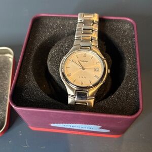 Fossil Stainless Steel Arkitekt Mens Watch